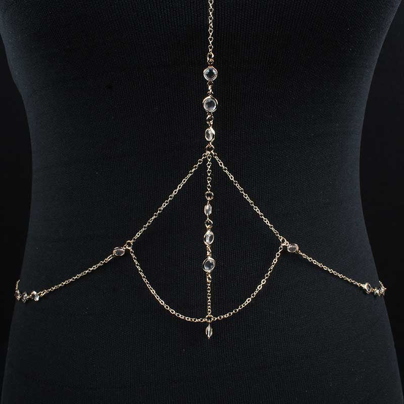 Popular Crystal Accessories Body Chains Trend Design Belts