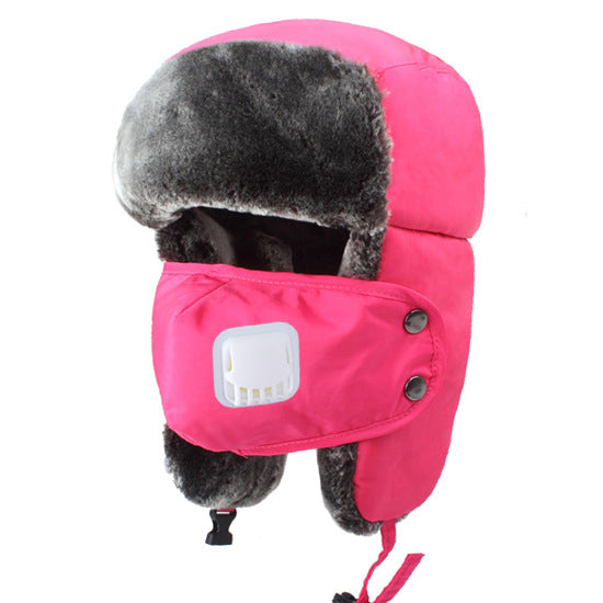 Women's & Men's Fur Couple Warm Ear Protection Hat Kids' Headwear