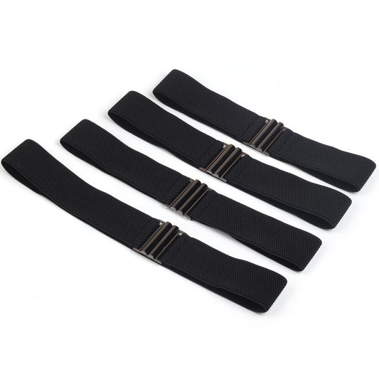 Women's Korean Simple Elastic Waist Seal With Down Belts