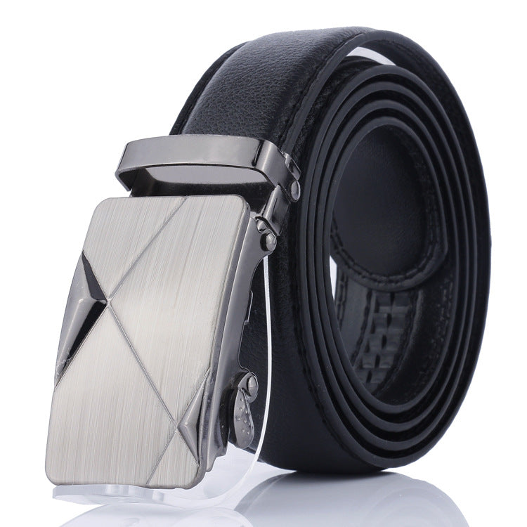 Men's Leather Automatic Buckle Small Gift Stall Belts