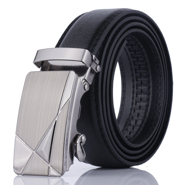 Men's Leather Automatic Buckle Small Gift Stall Belts