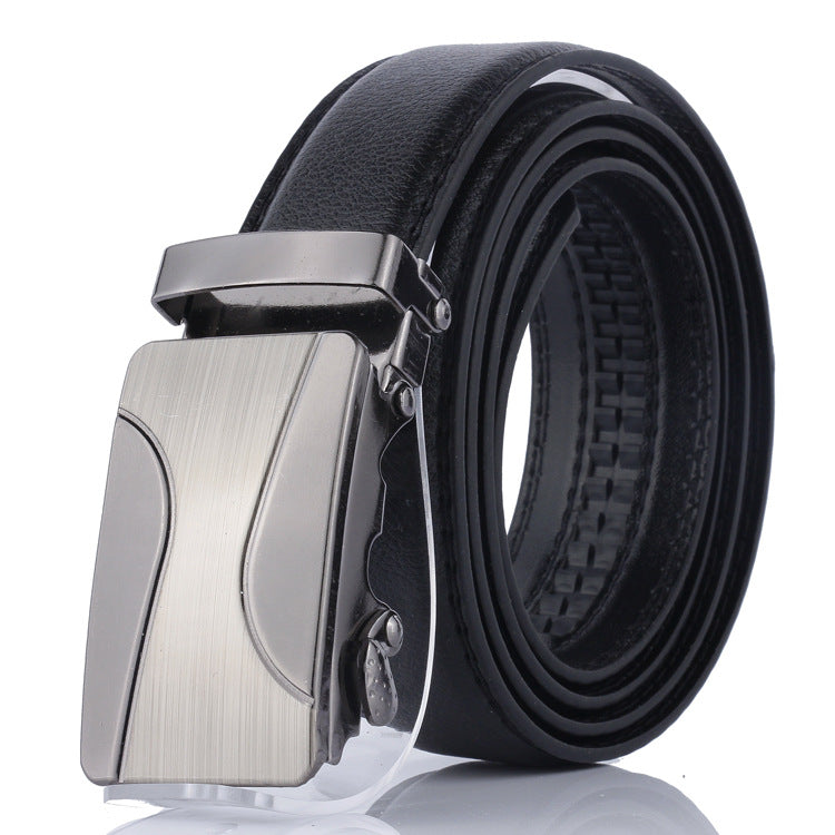 Men's Leather Automatic Buckle Small Gift Stall Belts