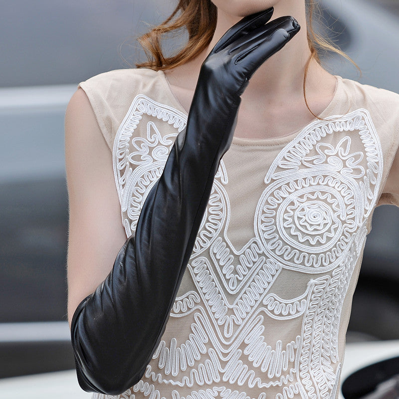 Women's Warm Keeping Driving Touch Screen Arm Gloves