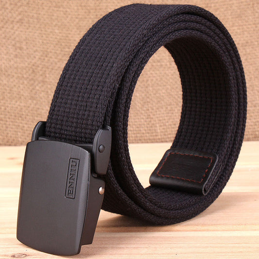 Men's Thick Canvas Outdoor Casual Korean Fashionable Belts