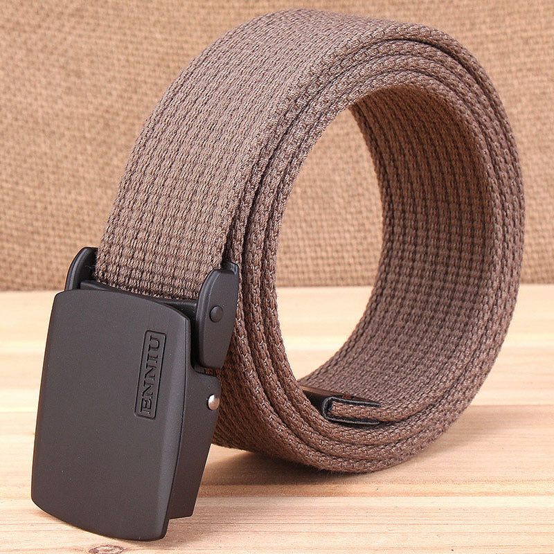 Men's Thick Canvas Outdoor Casual Korean Fashionable Belts