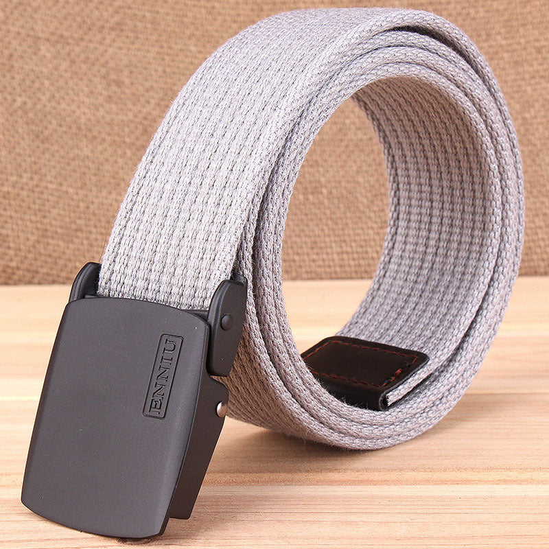 Men's Thick Canvas Outdoor Casual Korean Fashionable Belts