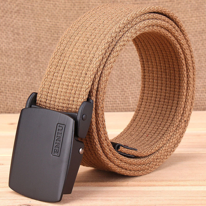 Men's Thick Canvas Outdoor Casual Korean Fashionable Belts