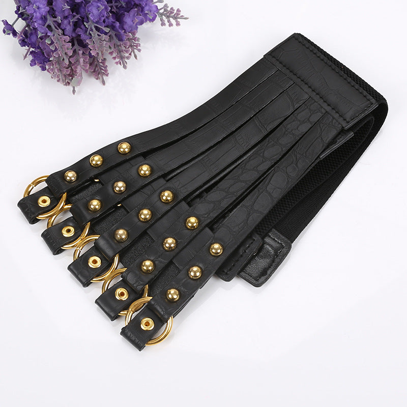 Women's Willow Waist Seal Versatile Skirt Down Belts