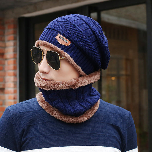 Men's Winter Hat Knitted Woolen Leisure Warm Hats & Caps