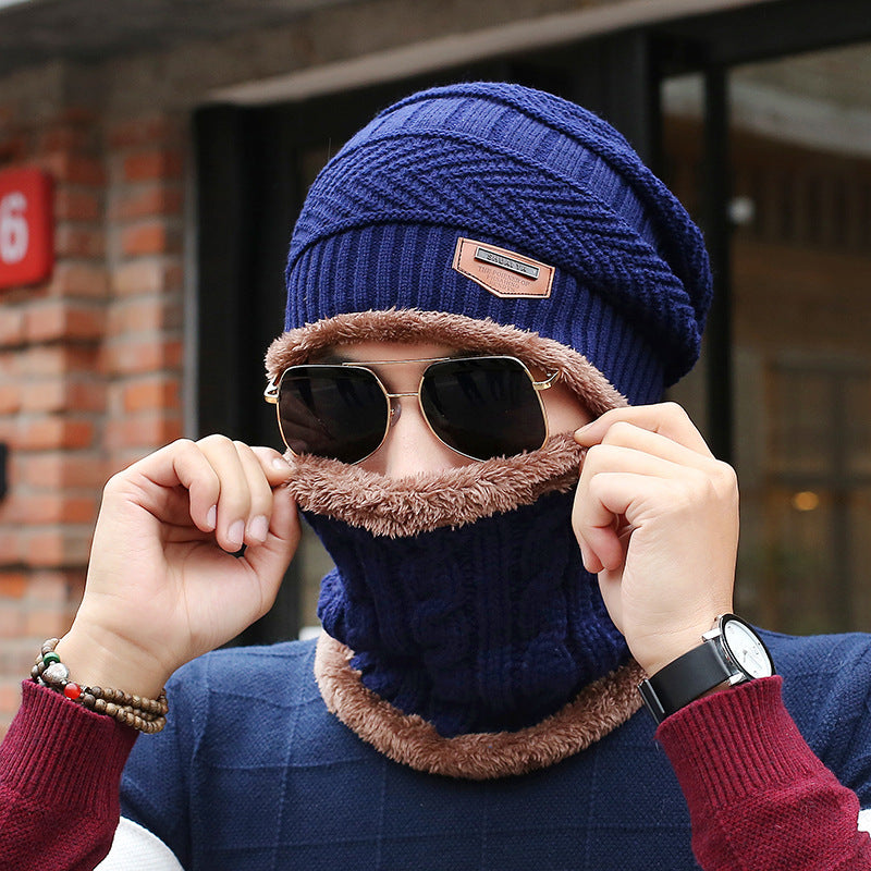 Men's Winter Hat Knitted Woolen Leisure Warm Hats & Caps