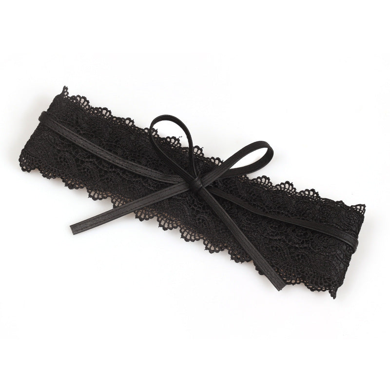 Women's Optional Lace Super Wide Sweet Waist Belts