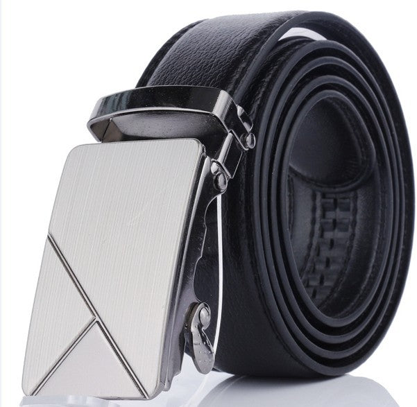 Men's Leather Automatic Buckle Small Gift Stall Belts