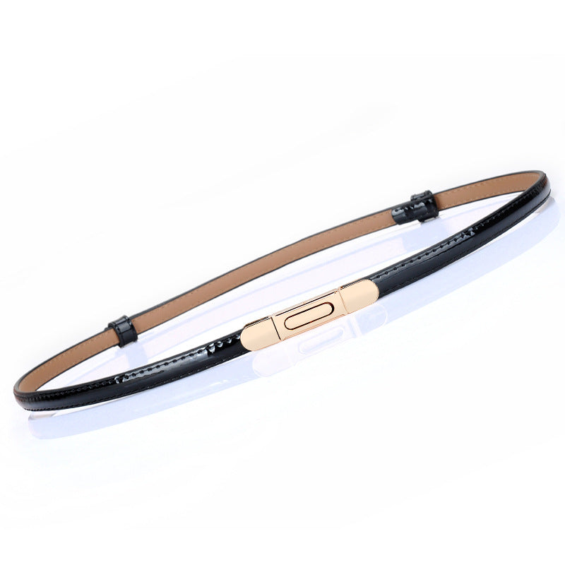 Women's Thin Korean Style Simple Fashion Pair Belts