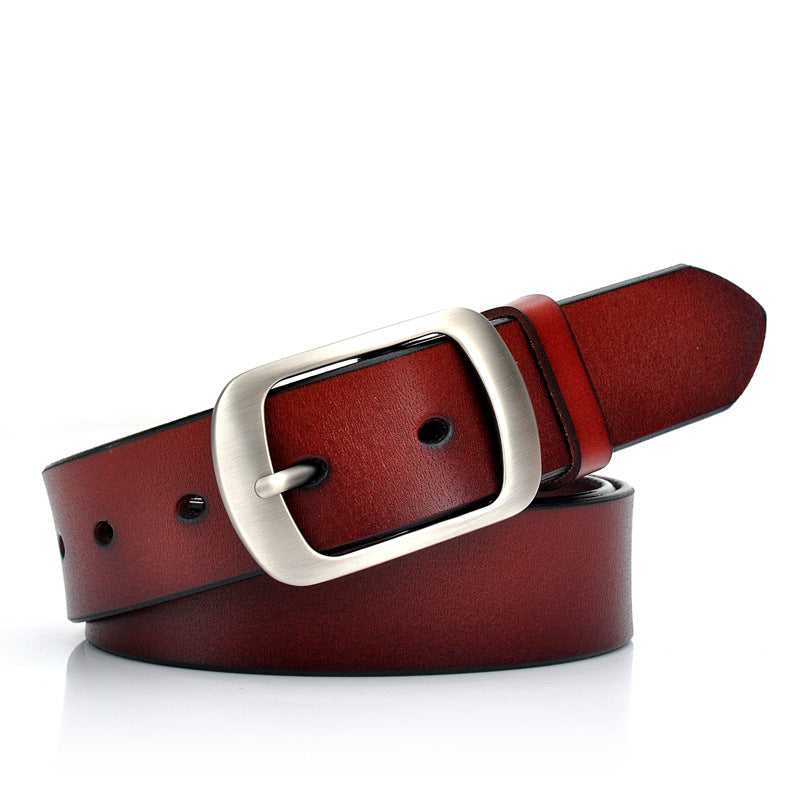 Women's Retro Pin Buckle Leather Casual Fashion Belts