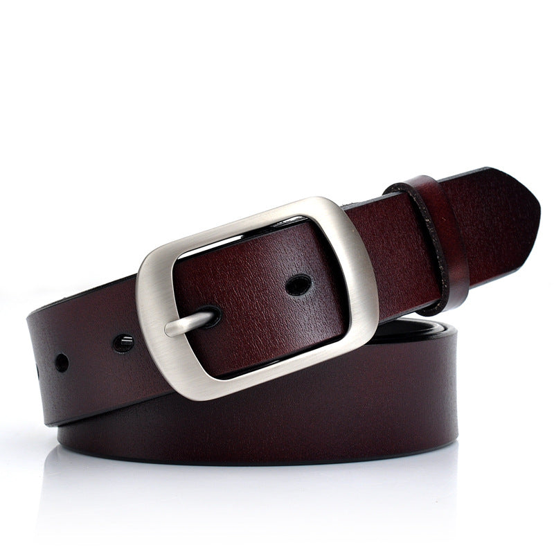 Women's Retro Pin Buckle Leather Casual Fashion Belts