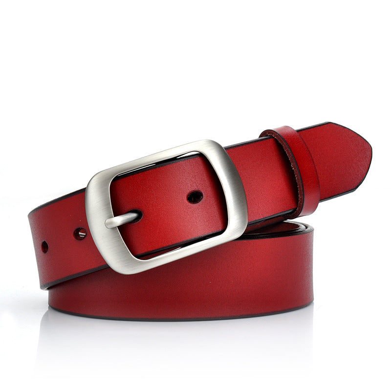 Women's Retro Pin Buckle Leather Casual Fashion Belts