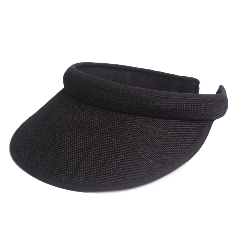 Women's & Men's Cotton Linen Topless Hat Sun Kids' Headwear