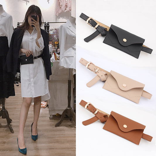 Women's Classic Fashion Leather Bag Korean Mini Belts