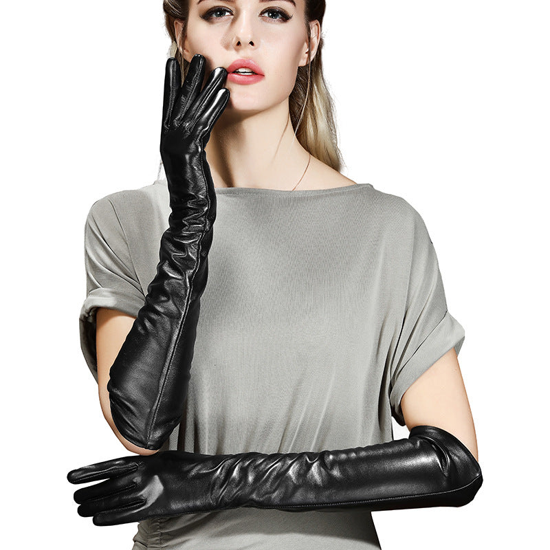 Women's Warm Keeping Driving Touch Screen Arm Gloves