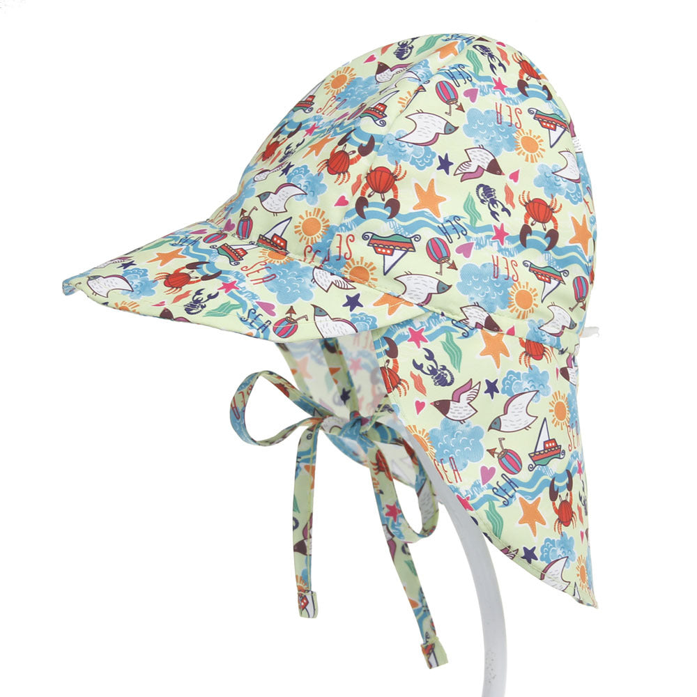 Children's Summer Sun Protection Hat Outdoor Breathable Mesh Kids' Headwear