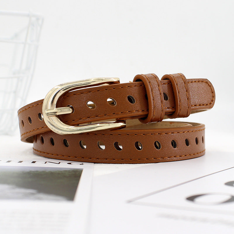 Women's Korean Fashion Thin Versatile Personality Decorative Belts