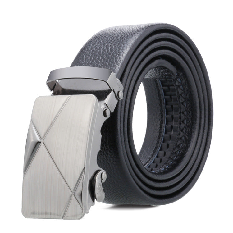 Men's Black Sports Car Bales Catch Edging Belts