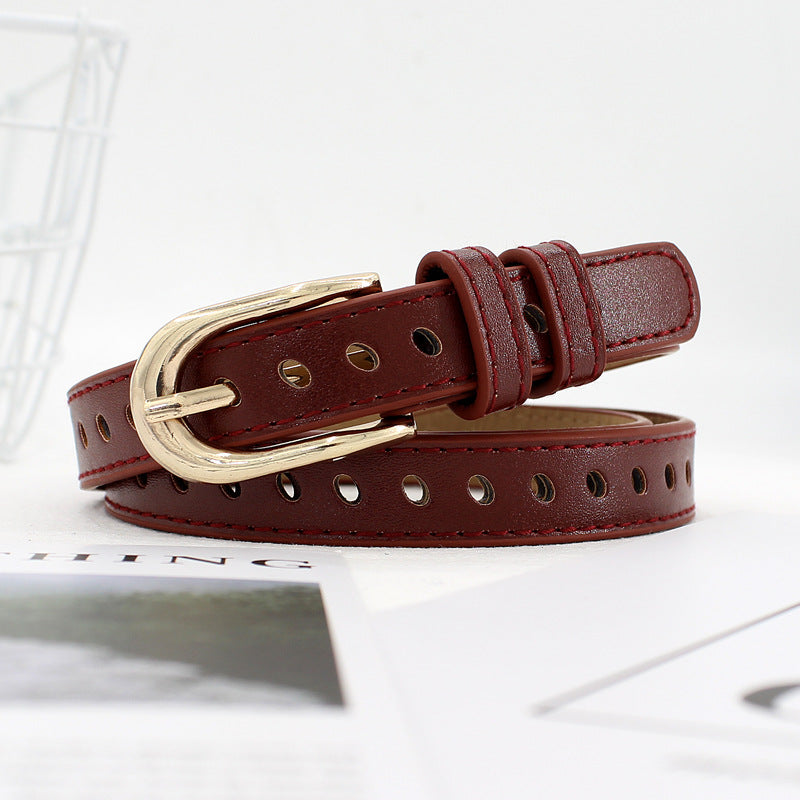 Women's Korean Fashion Thin Versatile Personality Decorative Belts