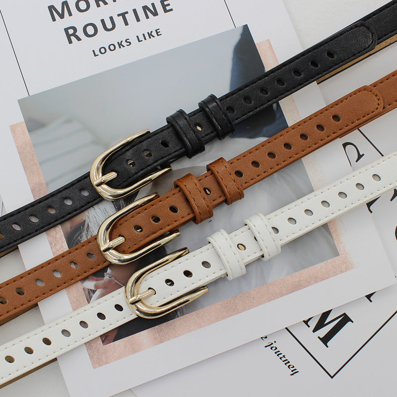 Women's Korean Fashion Thin Versatile Personality Decorative Belts