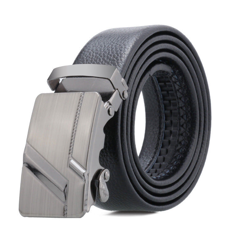 Men's Black Sports Car Bales Catch Edging Belts