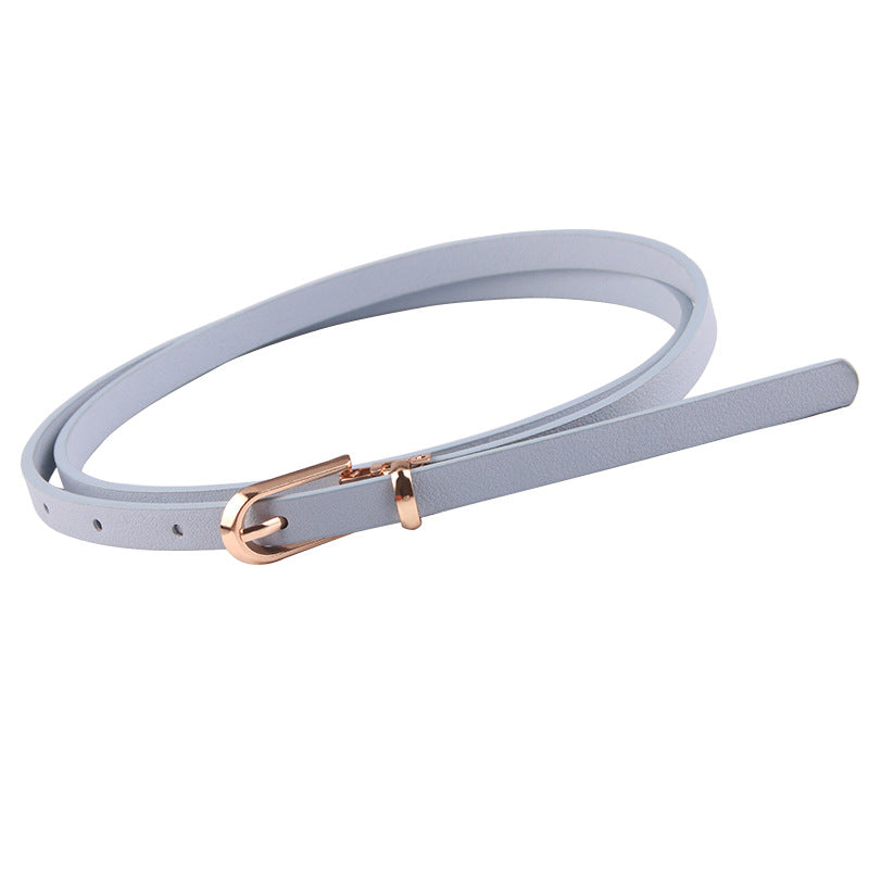 Women's With Sweater Thin Pin Buckle Small Korean Belts