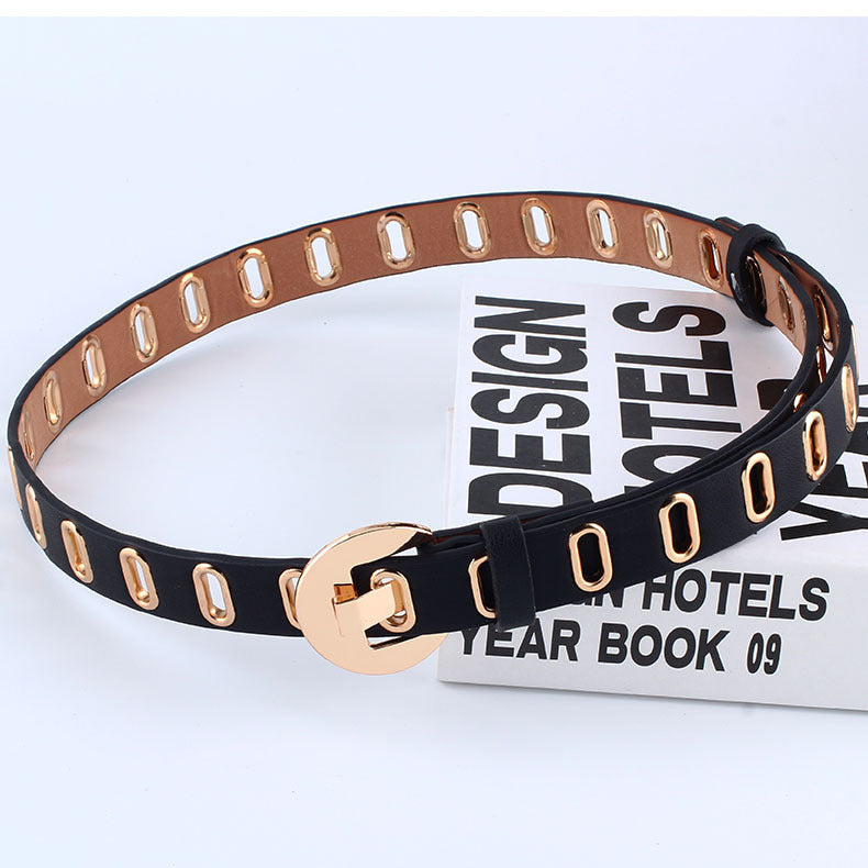 Women's Casual Leather Korean Jeans Fashion Decoration Belts