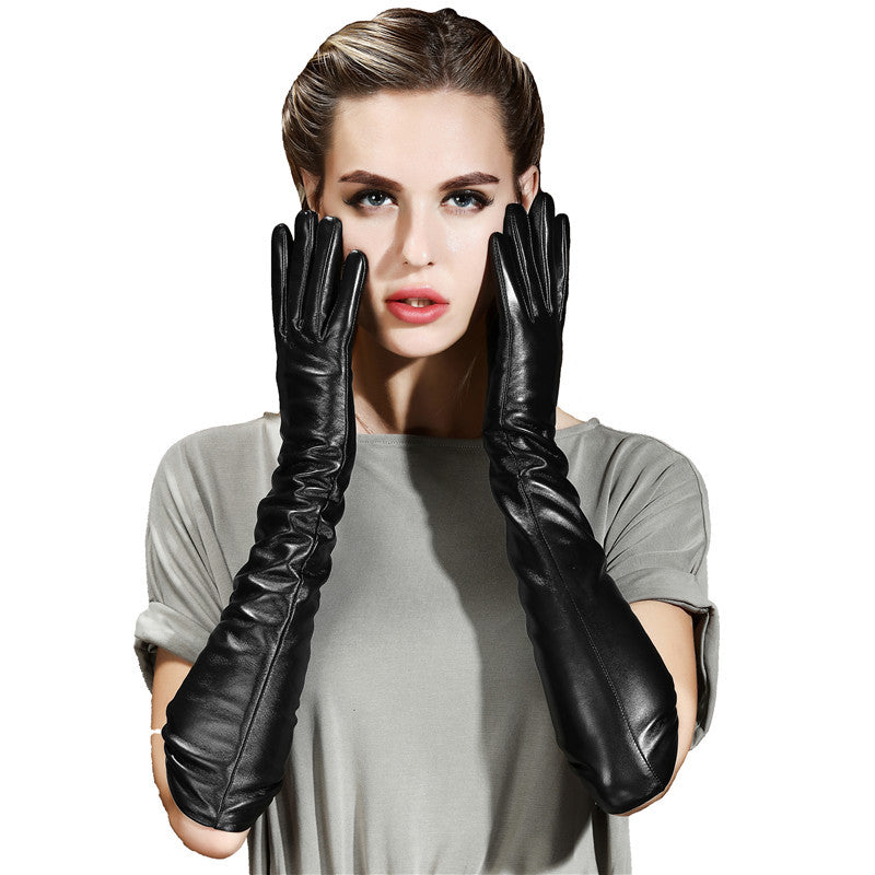 Women's Warm Keeping Driving Touch Screen Arm Gloves