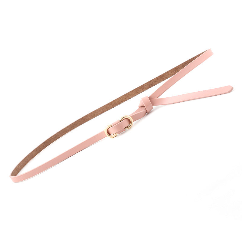 Women's Thin Dress Knotted Fashion Decoration Korean Style Belts