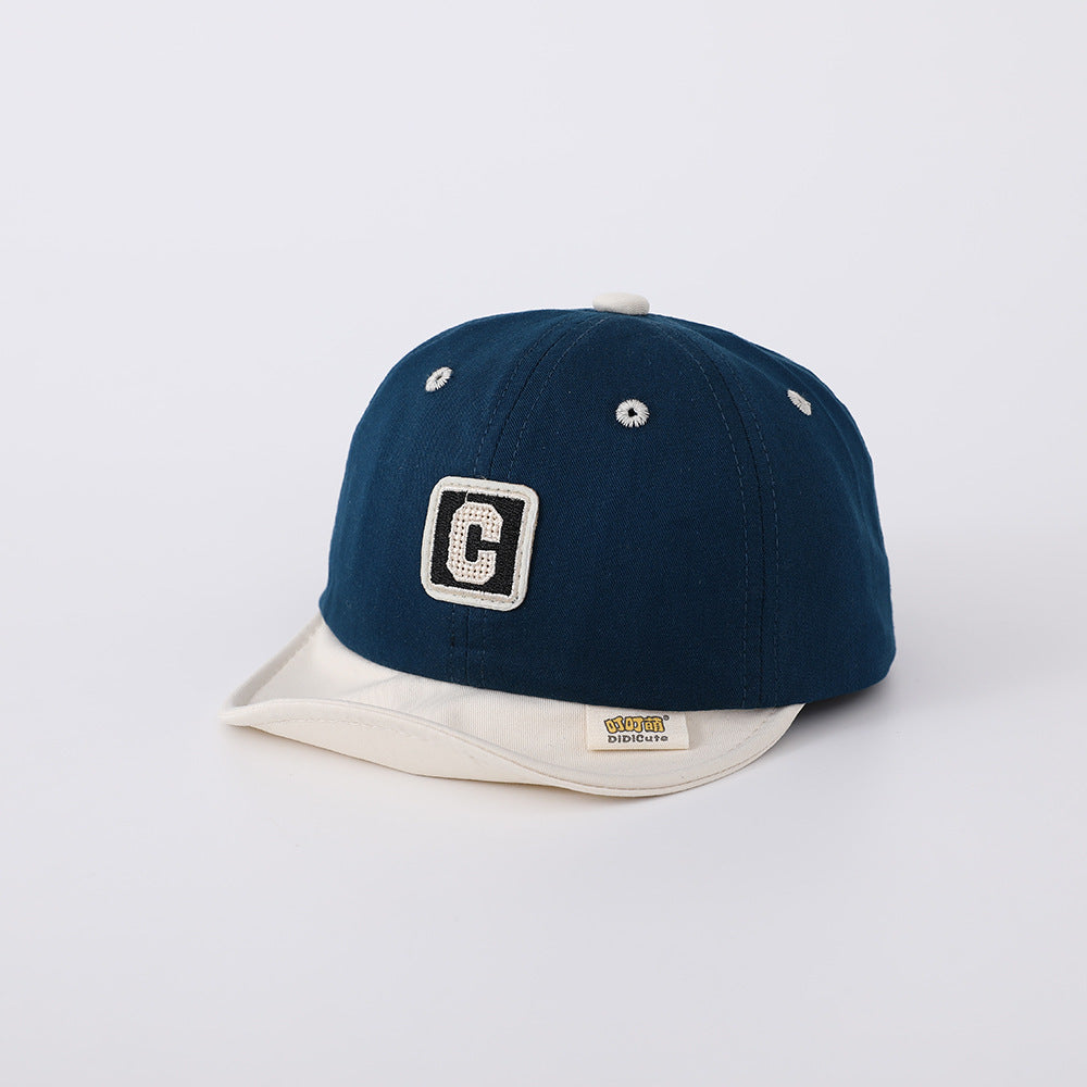 Hat Thin Peaked Korean Letter Boys Kids' Headwear