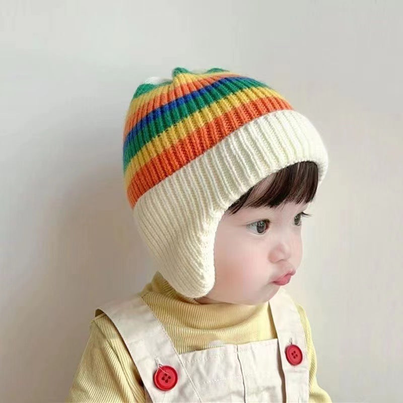 Hat Earmuffs Winter Cute Super Warm Born Kids' Headwear