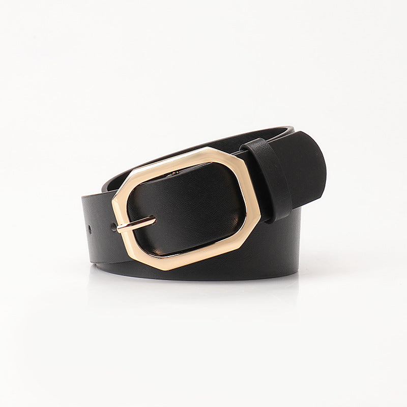 Women's Square Buckle Female Fashion Personality Style Belts