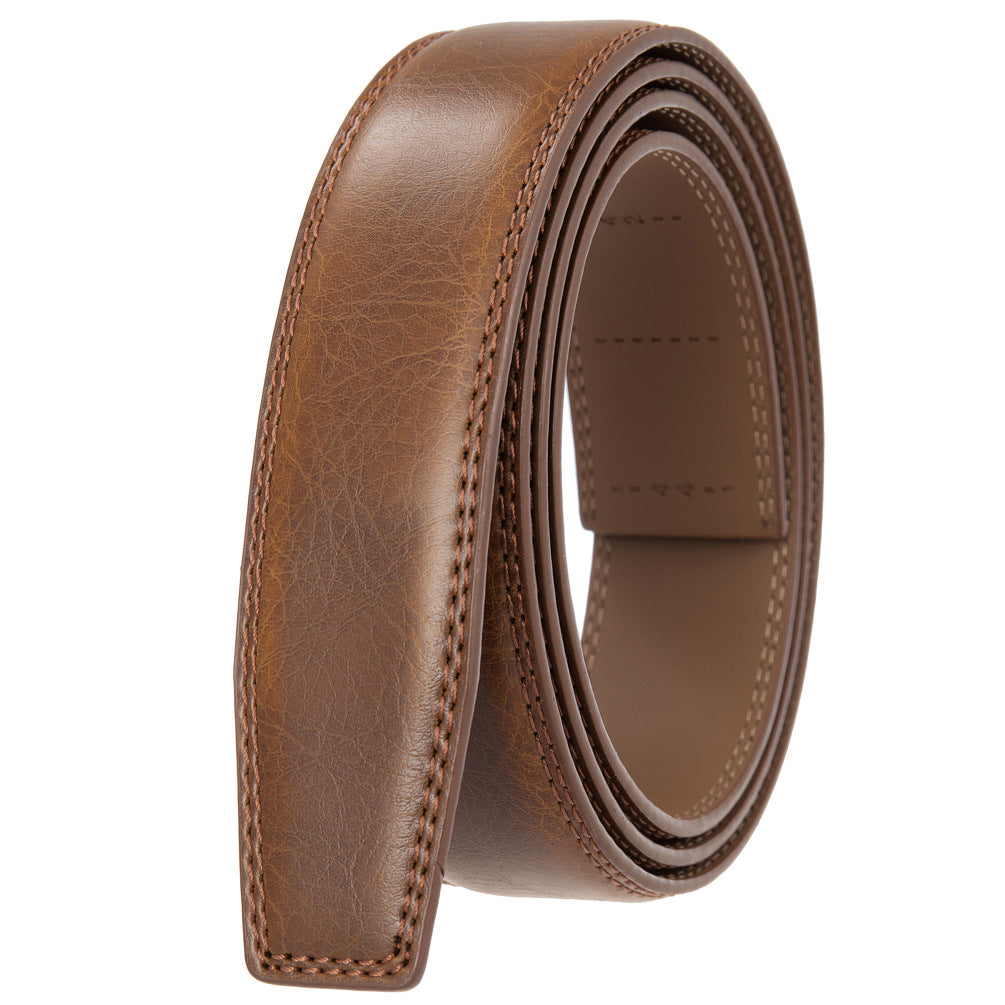 Men's Buckle With Strips Without Taking The Belts