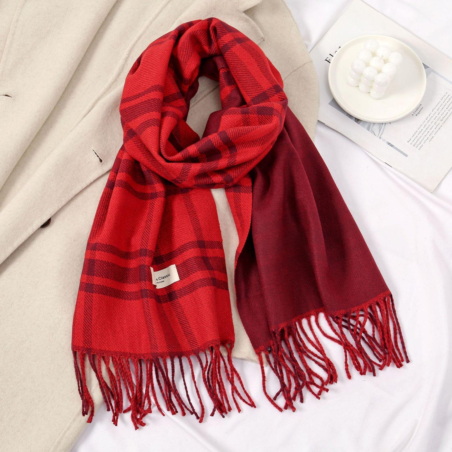 Women's Korean Style Super Soft Glutinous High-grade Scarfs