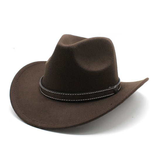 Women's & Men's Western Cowboy Hat Felt Ethnic Style Hats & Caps