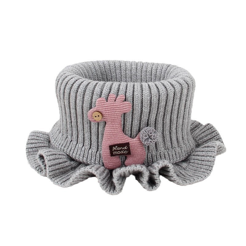 Wool Winter Warm Earmuffs Hat Cute Kids' Headwear