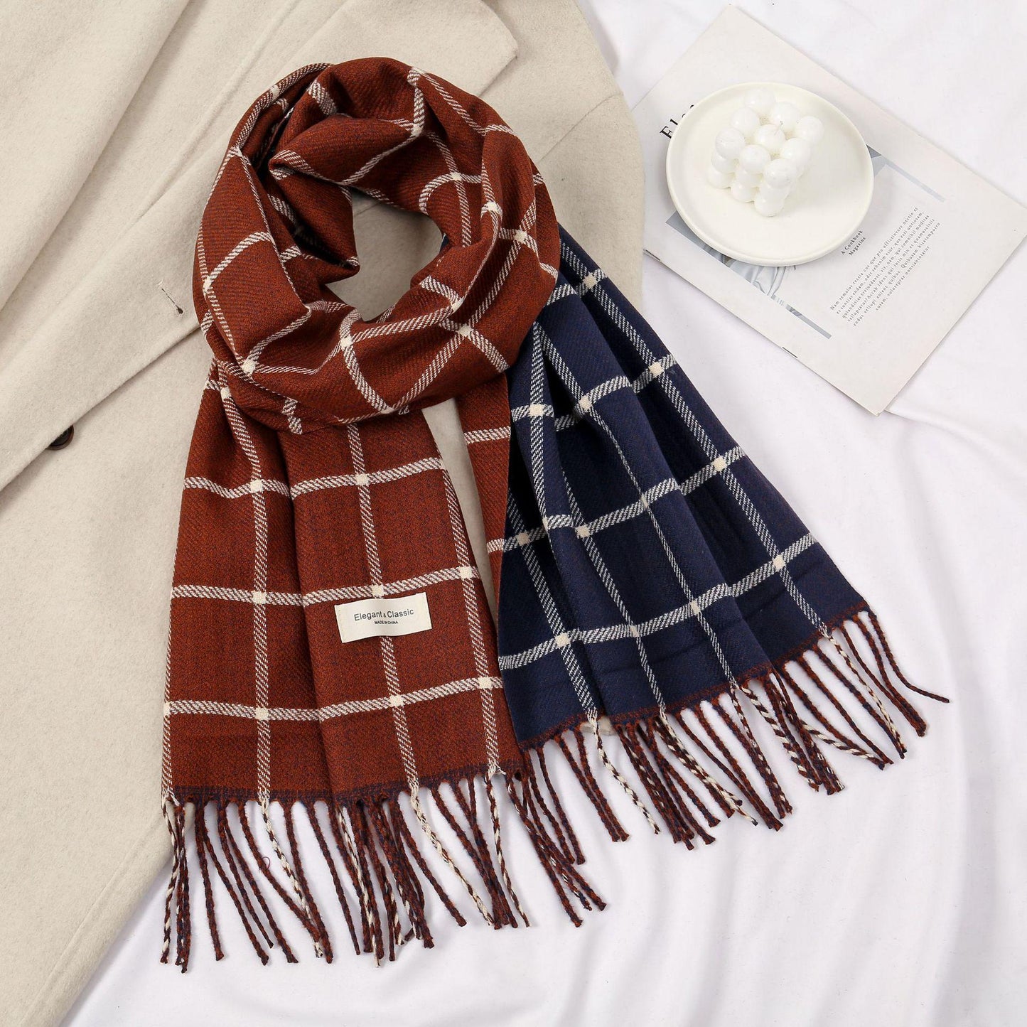 Women's Korean Style Super Soft Glutinous High-grade Scarfs