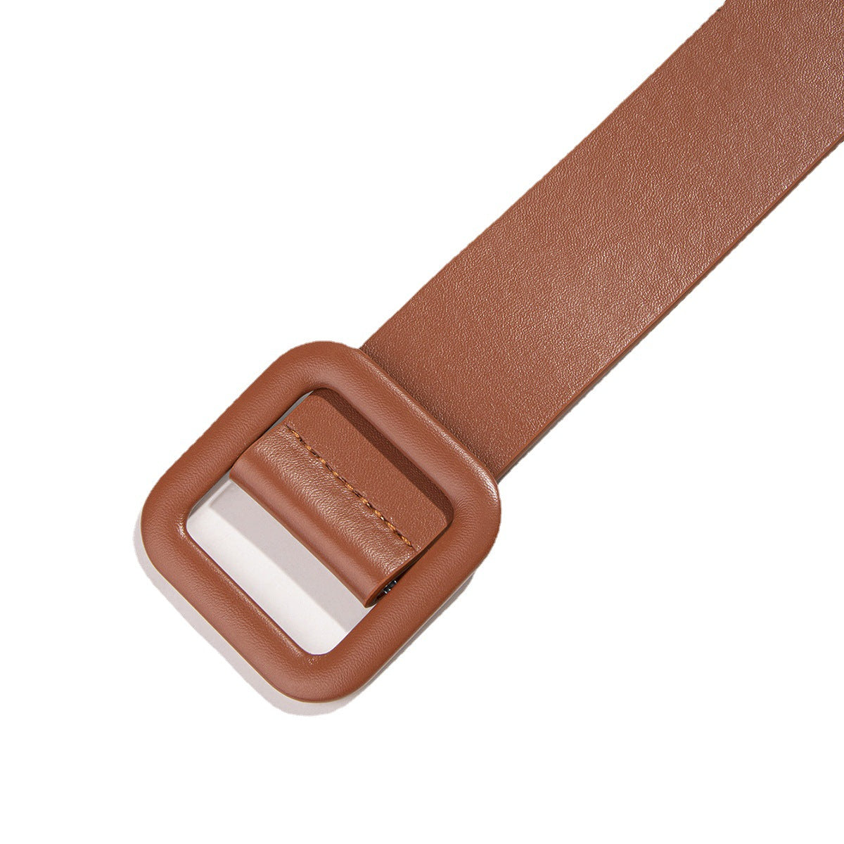 Women's Single Daily Hair Simple Bag Buckle Belts