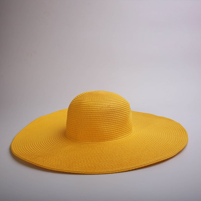 Women's Brim Straw Hat Outdoor Sun Protection Hats & Caps