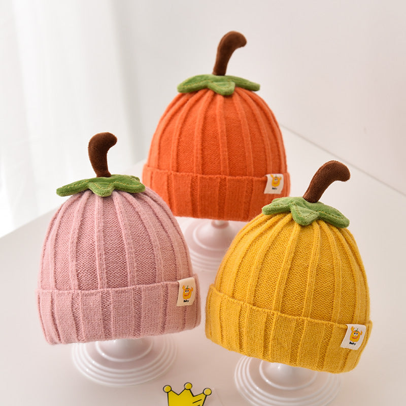 Keep Warm Woolen Boys Pumpkin Winter Boy Kids' Headwear