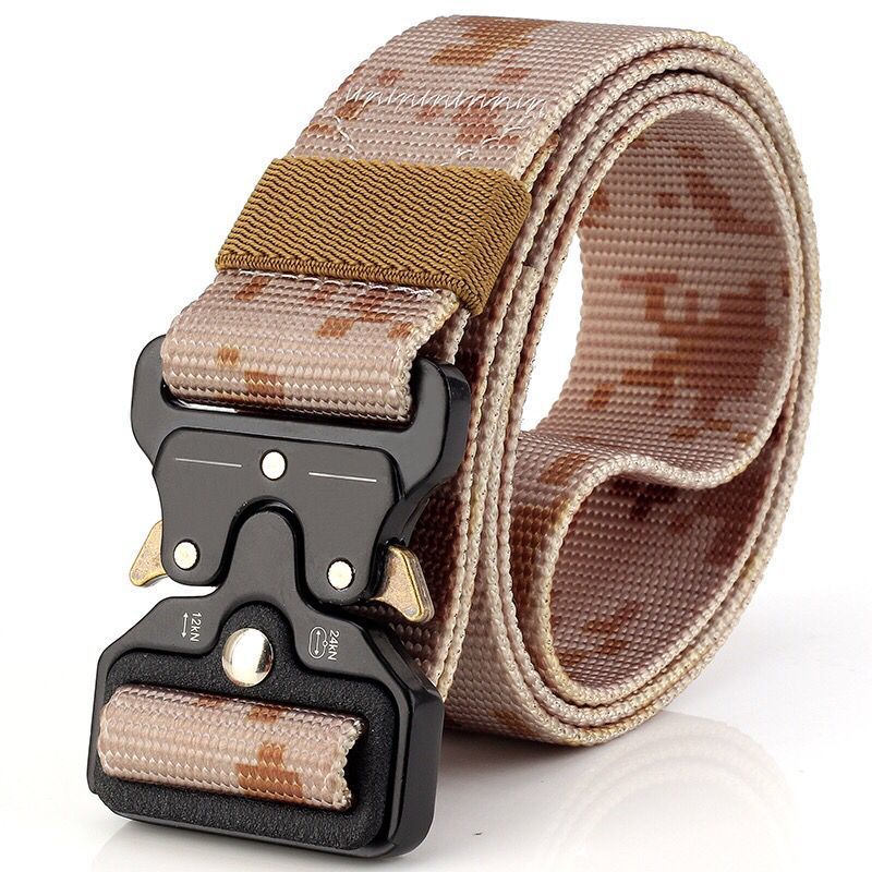 Men's Tactical Imitation Nylon Release Buckle Military Belts