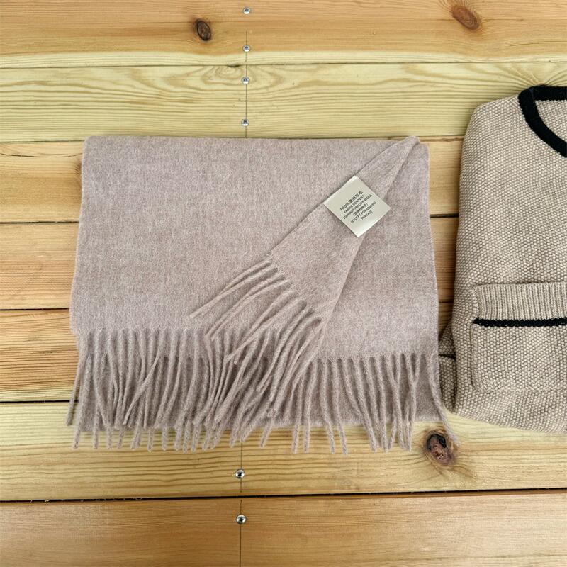 Women's High-grade Color Australian Cashmere Solid Winter Scarfs