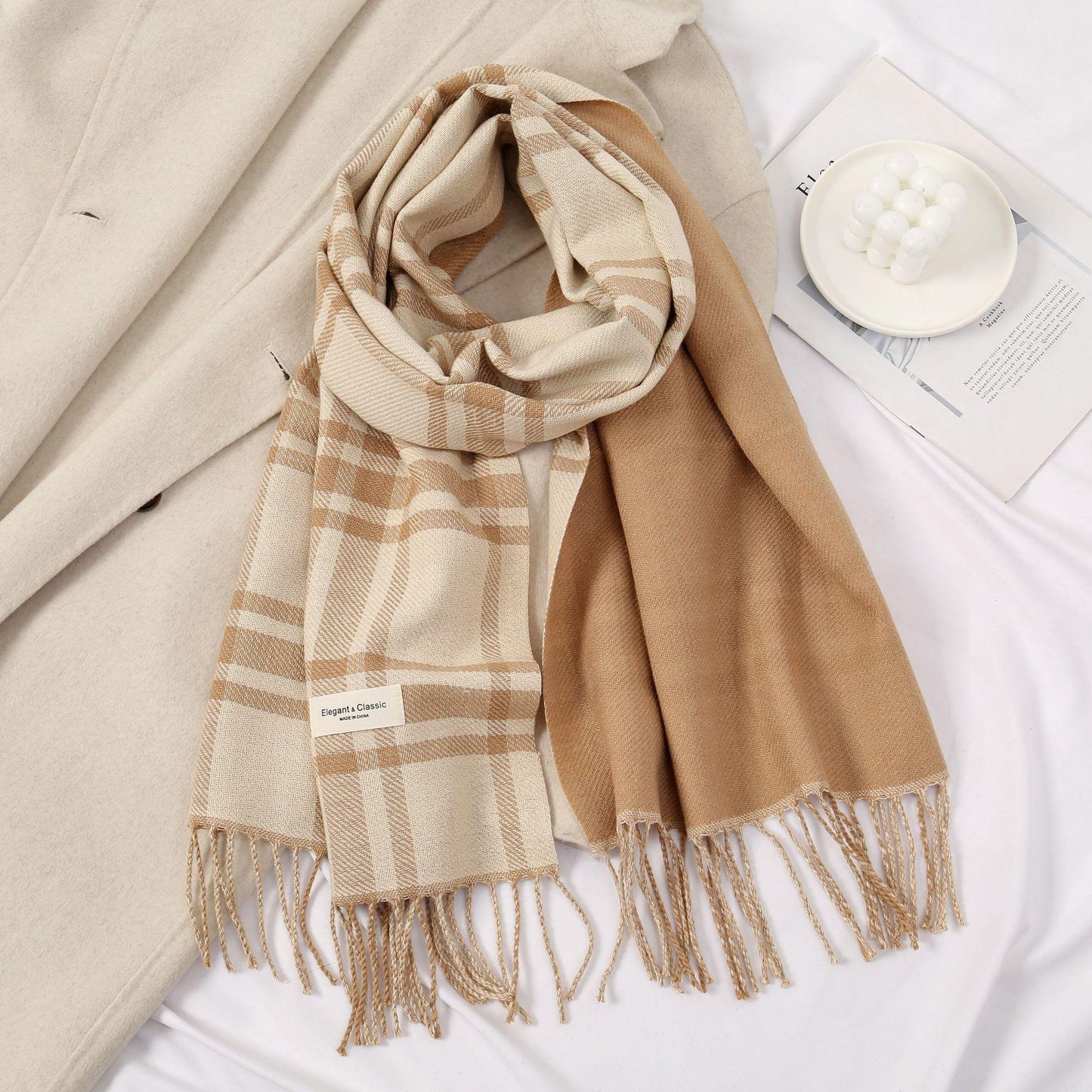 Women's Korean Style Super Soft Glutinous High-grade Scarfs