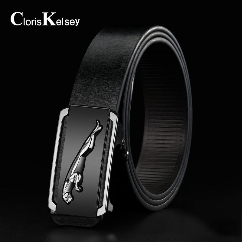 Men's Toothless Automatic Buckle Pants Versatile Trendy Belts