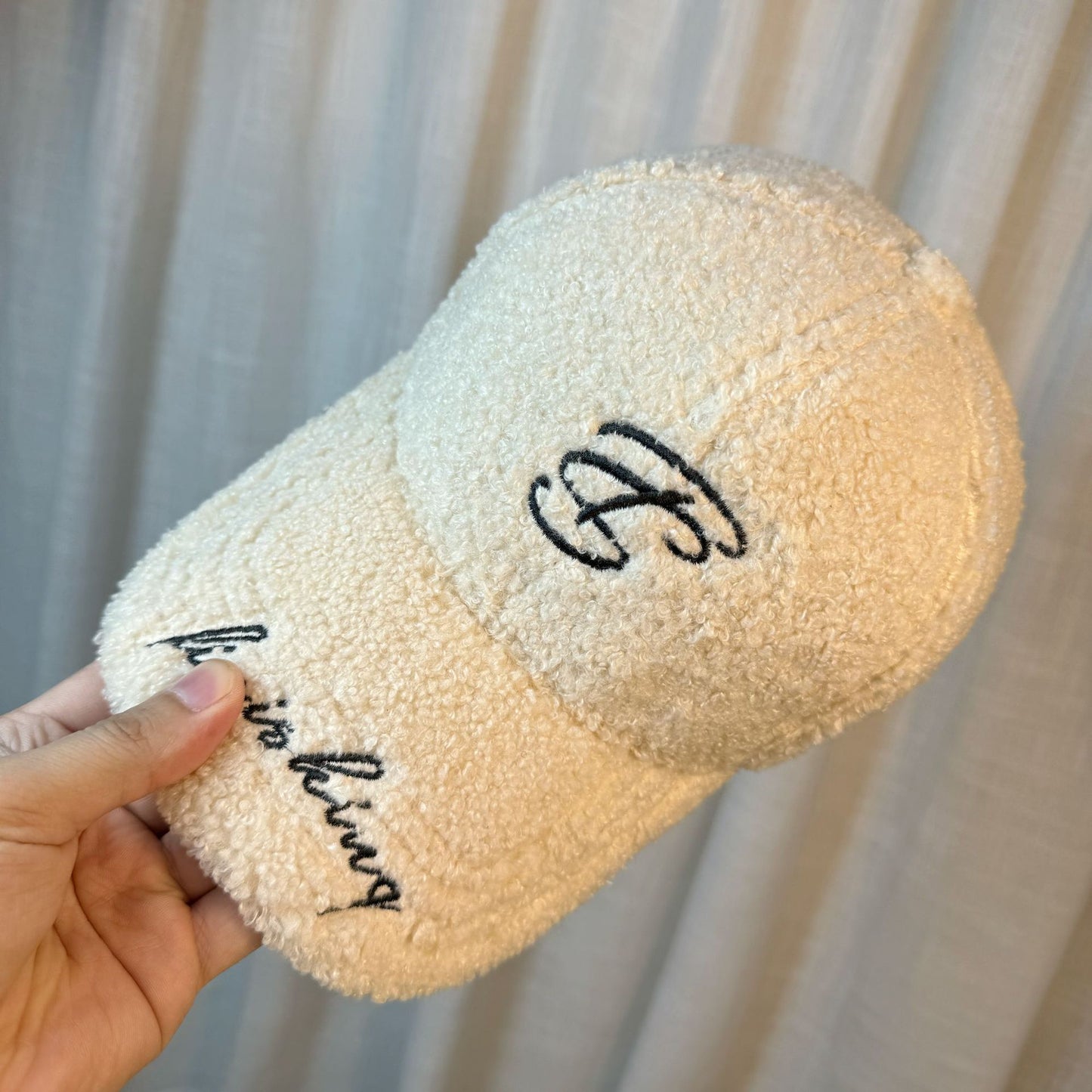 Wool Hat Female Small Plush Baseball Fleece Hats & Caps