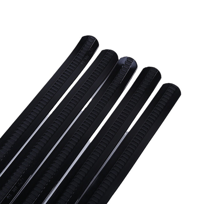 Men's Black Beef Tendon Old-fashioned Trendy Pure Belts